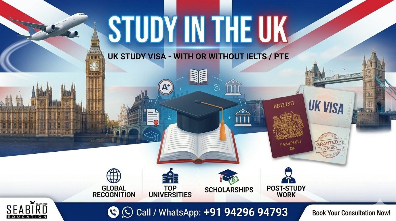 Studying in the UK | Seabird Education Mohali